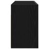vidaXL Dulap de perete de baie, negru, 80x25x40 cm, lemn prelucrat