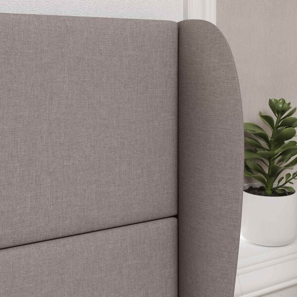 vidaXL Ureche pentru Tăblie Bej 80 x 23 x 6 cm țesătură