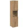 vidaXL Dulap suspendat de baie, stejar artizanal, 30x30x130 cm, lemn