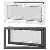 vidaXL Fereastră pentru subsol RISOR 110 x 60 cm PVC și Sticlă