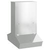 vidaXL Feeder pentru porci Argintiu 82 x 51 x 91,5 cm 20 kg