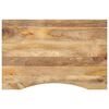 vidaXL Blat birou cu decupaj curbat 100x50x2,5cm lemn masiv mango brut