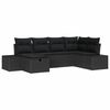 vidaXL Set de canapea 6 buc. poliratan