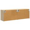 vidaXL Dulap TV de perete 2 pcs Stejar Sonoma 59,5 x 31 x 40 cm