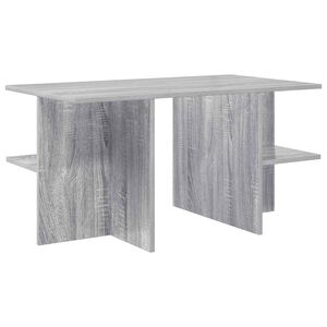 vidaXL Masă de cafea Sonoma gri 87 x 50 x 45 cm Lemn prelucrat