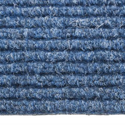 vidaXL Covor traversă de captare murdărie, albastru, 100x500 cm