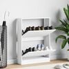 vidaXL Dulap pentru pantofi, alb, 59x17x81 cm, lemn stratificat