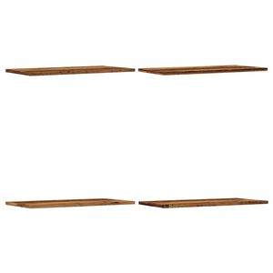 vidaXL Rafturi perete 4 buc., lemn vechi, 60x30x1,5 cm, lemn prelucrat