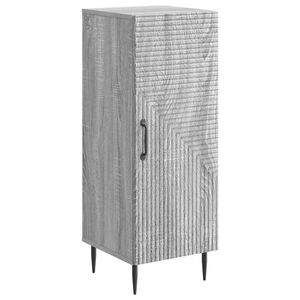 vidaXL Bufet Sonoma gri 33 x 34,5 x 89,5 cm Lemn prelucrat