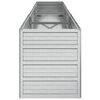vidaXL Strat &icirc;nălțat de grădină argintiu 240x40x45 cm oțel galvanizat