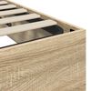 vidaXL Cadru de pat otoman Stejar Sonoma 193 x 120 x 25 cm
