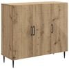 vidaXL Bufet Stejar Artizanal 89 x 34,5 x 80 cm Lemn prelucrat