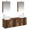 vidaXL Set dulap baie 5 pcs Lemn vechi Lemn prelucrat