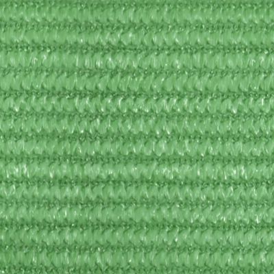 vidaXL Pânză parasolar, verde deschis, 3,6 x 3,6 m, HDPE, 160 g/m²
