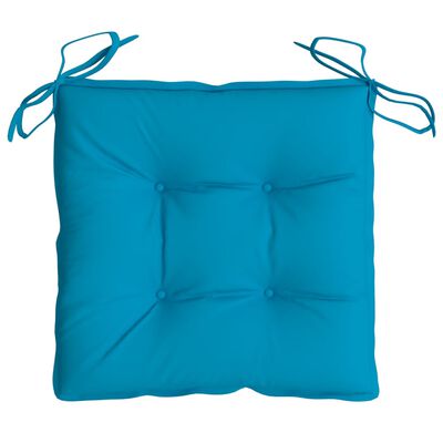 vidaXL Perne de scaun 4 buc. albastru deschis 40x40x7 cm textil oxford