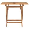 vidaXL Set mobilier de exterior pliabil, 5 piese, lemn masiv de tec