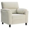vidaXL Canapea Crem 94 x 85 x 93 cm Catifea