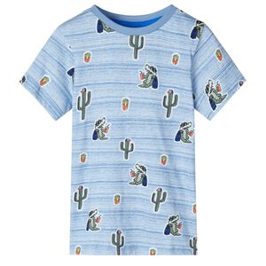 Tricou pentru copii, mix de albastru, 128