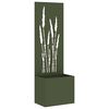 vidaXL Ecran de intimitate pentru grădină Olivengr&oslash;nn 50 x 32 x 150 cm