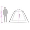 vidaXL Cort de camping cupolă 5 persoane, setare rapidă, albastru