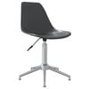vidaXL Scaun de birou pivotant, gri deschis, PP