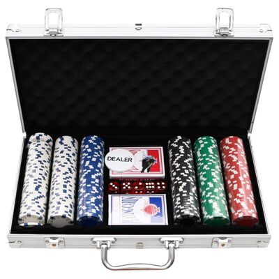 vidaXL Set de jetoane de poker 300 buc. 11,5 g