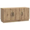 vidaXL Cabinet TV 99 x 34,5 x 47 cm Stejar Artizanal Lemn prelucrat