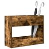 vidaXL Suport pentru umbrele Stejar fumuriu 65 x 24 x 50 cm