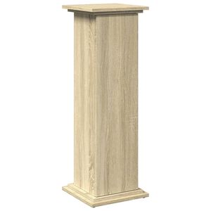 vidaXL Suport prezentare cu depozitare sonoma stejar 31x30x90 cm lemn