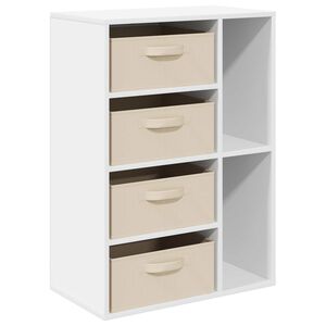 vidaXL Bufet Alb 60 x 33,5 x 84 cm