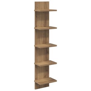 vidaXL Raft de perete Stejar Artizanal 22 x 15 x 100 cm Lemn prelucrat