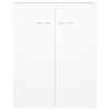 vidaXL Dulap, alb, 60x30x75 cm, lemn prelucrat
