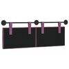 vidaXL Cap de pat suspendat Pe perete Violet 150 x 55 x 7 cm Catifea