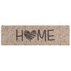 vidaXL Covor de bucătărie Casă bej 180 x 60 cm 100% Poliamidă Spălabil
