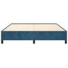 vidaXL Cadru de pat fără saltea, albastru închis, 160x200 cm, catifea