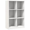 vidaXL Bibliotecă, alb, 70x33x110 cm, lemn masiv de pin
