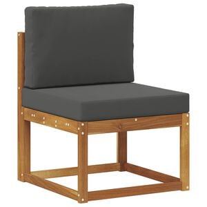vidaXL Canapea Medie pentru Exterior Lemn Solid de Acacia natural