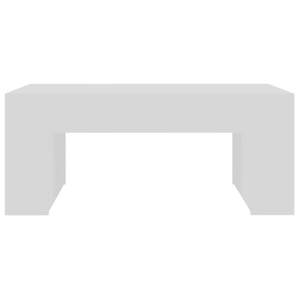 vidaXL Măsuță de cafea, alb, 100 x 60 x 42 cm, lemn prelucrat