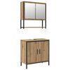 vidaXL Set de mobilier pentru baie 2 buc. Maro 60 x 30 x 60 cm
