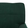 vidaXL șezlong de relaxare Verde &icirc;nchis 91 x 157 x 91 cm Catifea