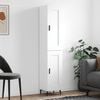 vidaXL Dulap &icirc;nalt, alb, 34,5x34x180 cm, lemn prelucrat