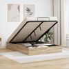 vidaXL Cadru de pat otoman Stejar Sonoma 193 x 140 x 25 cm