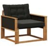 vidaXL Set de canapele de exterior Lemn solid de Acacia și Textilene
