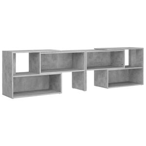 vidaXL Comodă TV, gri beton, 149x30x52 cm, PAL