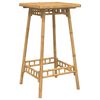 vidaXL Masă de bar de exterior pătrată 55x55x100 cm bambus