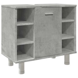 vidaXL Dulap de baie, gri beton, 60 x 32 x 53,5 cm, PAL