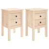 vidaXL Noptiere, 2 buc., 40x35x61,5 cm, lemn masiv de pin
