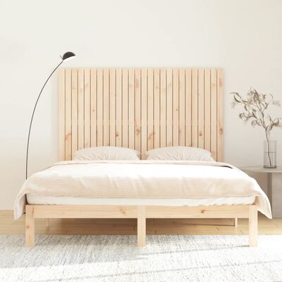 vidaXL Tăblie de pat pentru perete, 166x3x110 cm, lemn masiv de pin