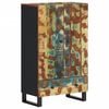 vidaXL Dulap cu sertar, 60x33x100 cm, lemn masiv recondiționat și fier