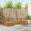 vidaXL Seturi de canapele 6 pcs natural Lemn Solid de Acacia